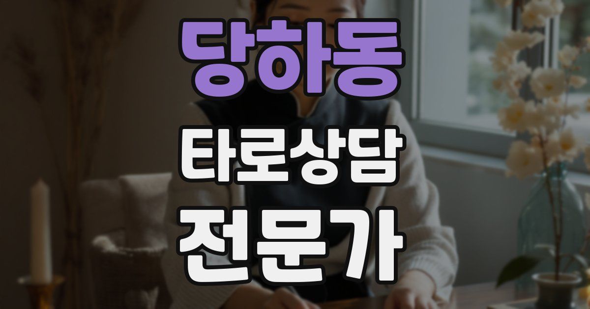 당하동 타로상담전문가 자격증