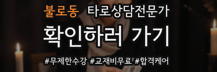 불로동 타로상담전문가 자격증
