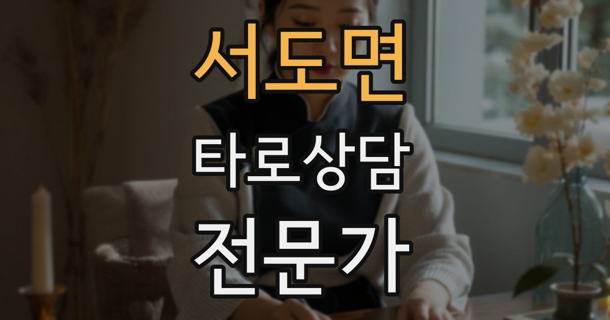 서도면 타로상담전문가 자격증