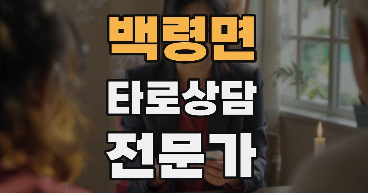 백령면 타로상담전문가 자격증