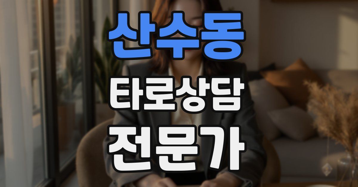 산수동 타로상담전문가 자격증