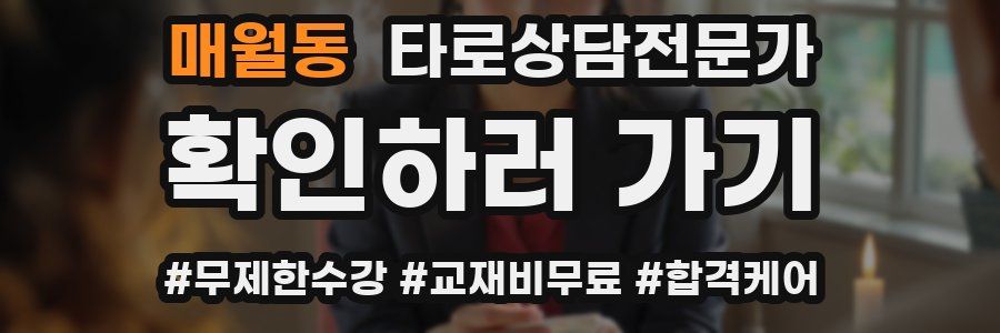 매월동 타로상담전문가 자격증