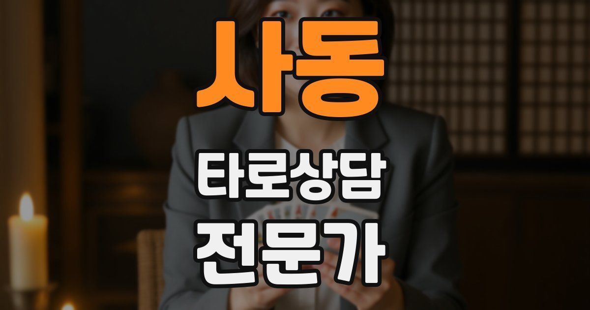 사동 타로상담전문가 자격증