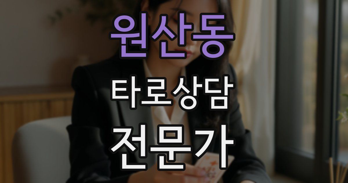 원산동 타로상담전문가 자격증