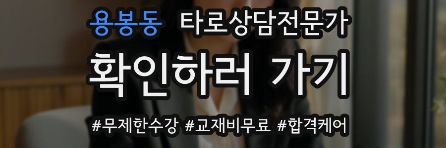 용봉동 타로상담전문가 자격증