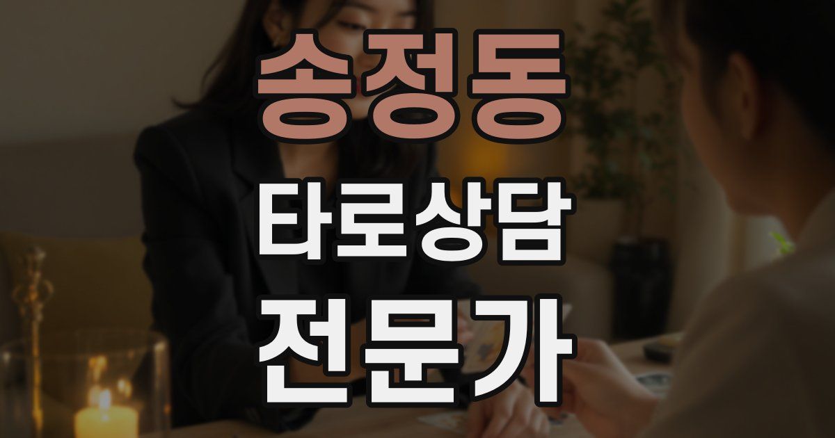 송정동 타로상담전문가 자격증