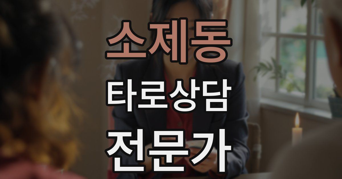 소제동 타로상담전문가 자격증