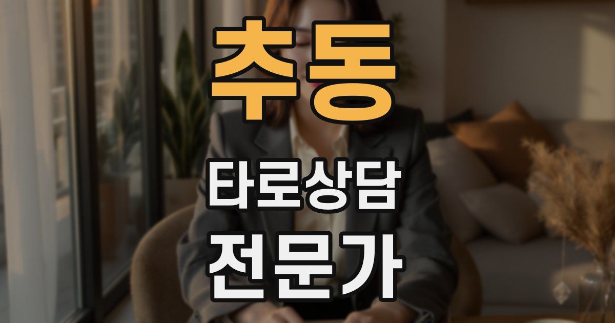 추동 타로상담전문가 자격증