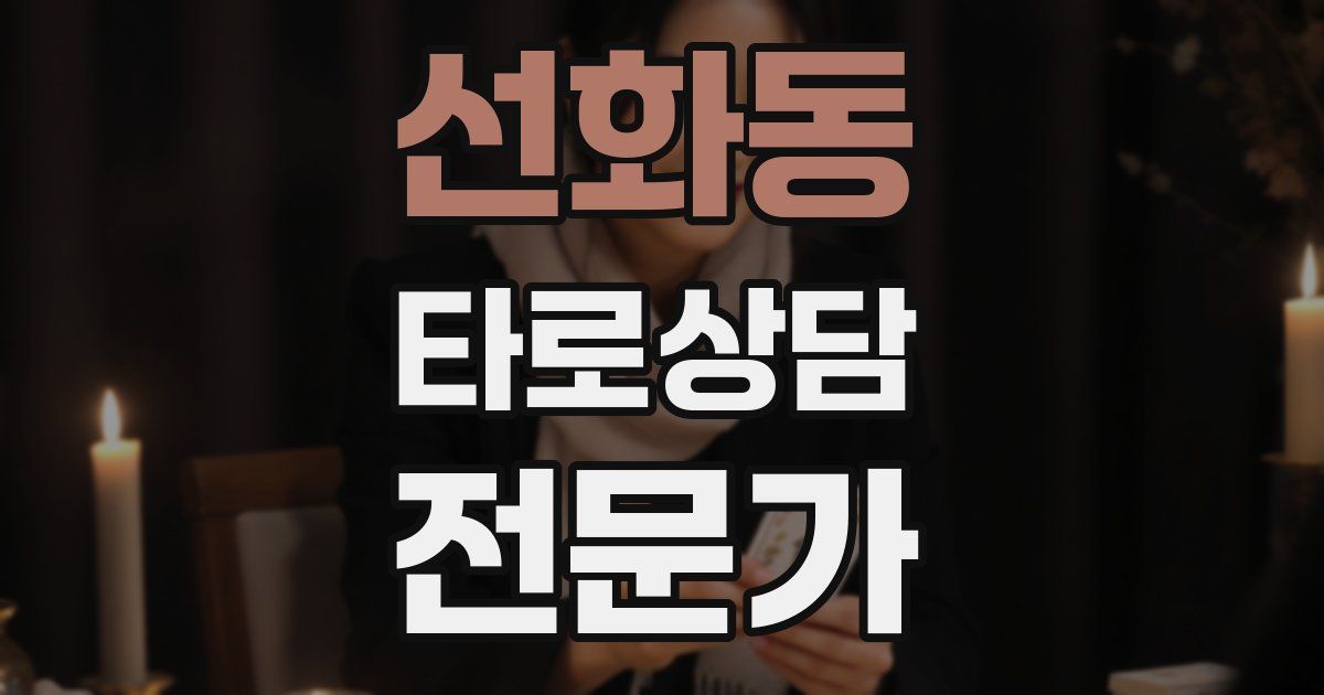 선화동 타로상담전문가 자격증