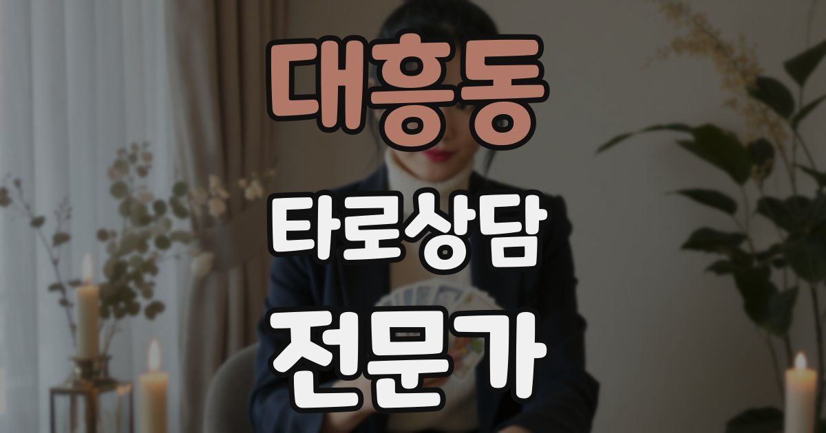 대흥동 타로상담전문가 자격증