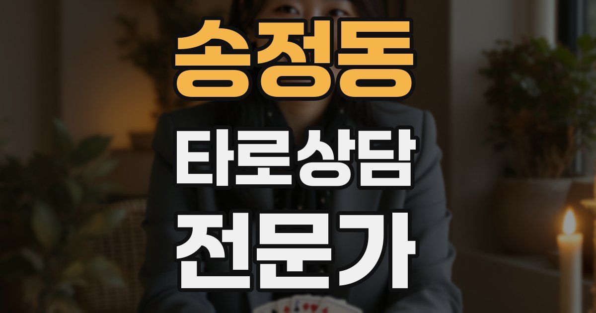 송정동 타로상담전문가 자격증