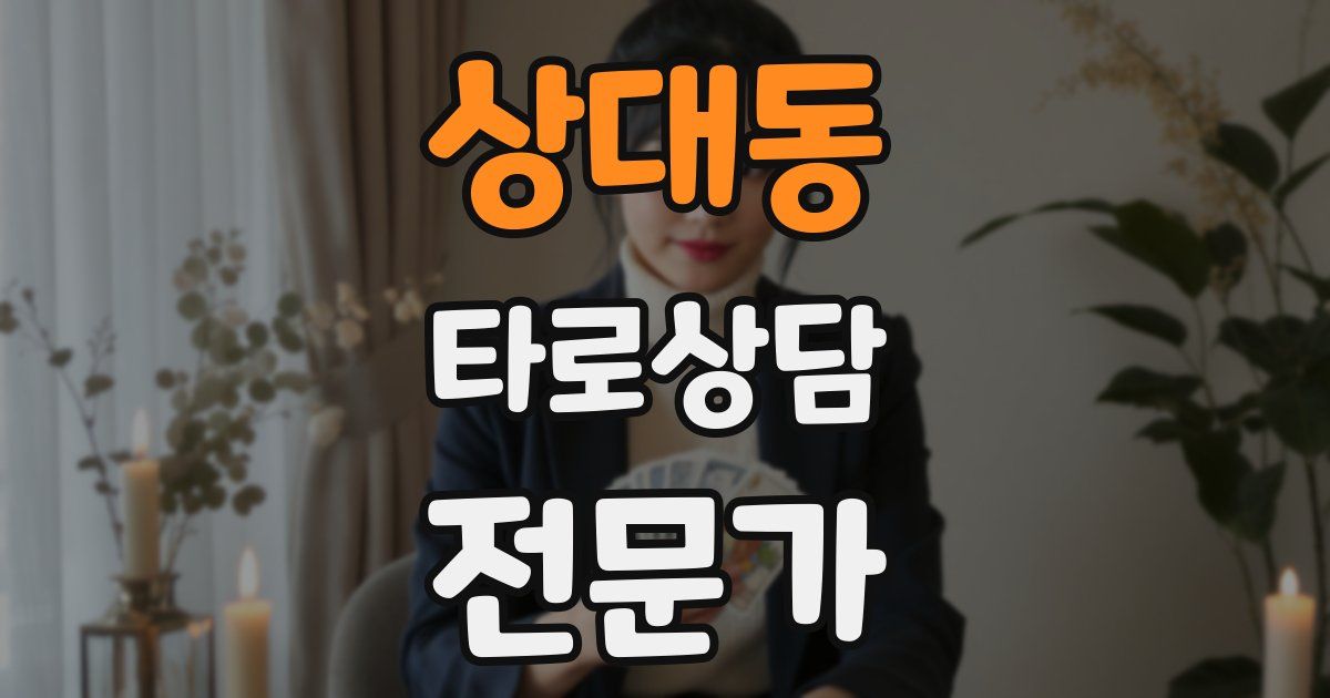 상대동 타로상담전문가 자격증