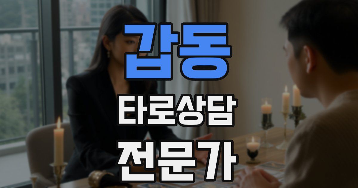 갑동 타로상담전문가 자격증