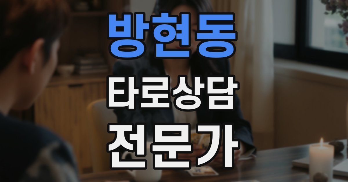 방현동 타로상담전문가 자격증