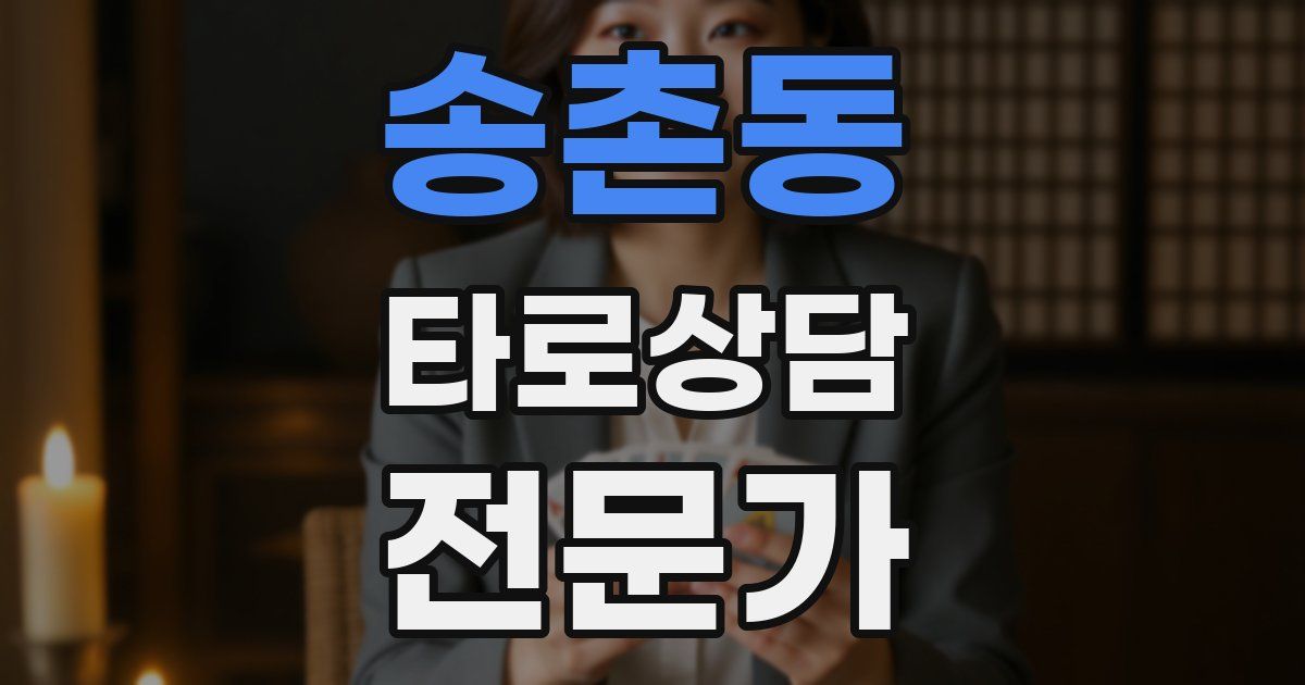 송촌동 타로상담전문가 자격증