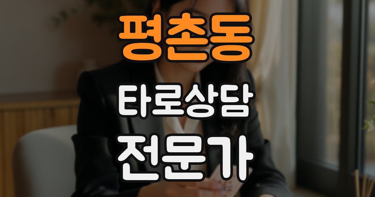 평촌동 타로상담전문가 자격증