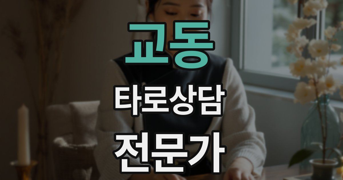 교동 타로상담전문가 자격증
