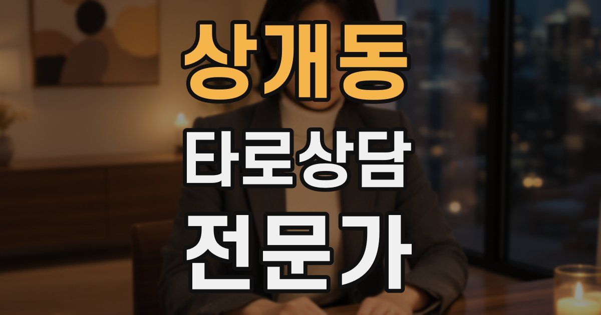 상개동 타로상담전문가 자격증
