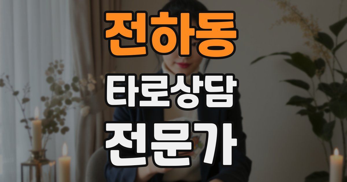 전하동 타로상담전문가 자격증