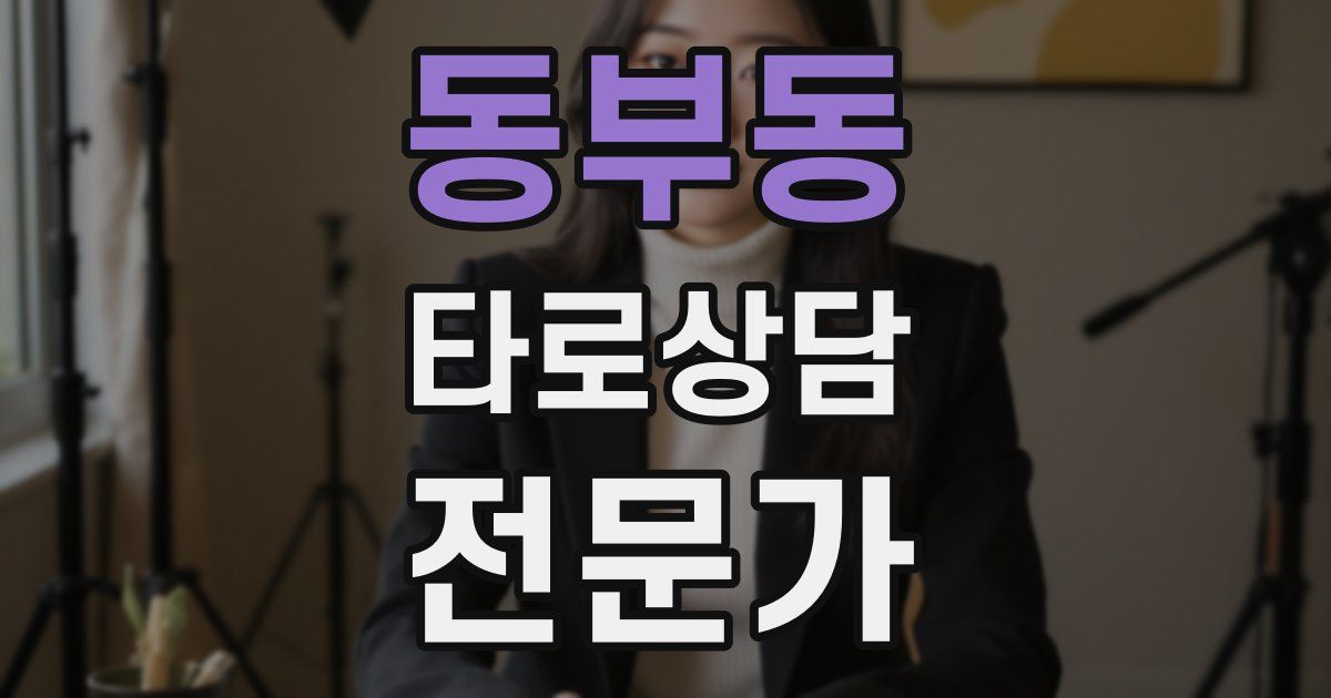 동부동 타로상담전문가 자격증