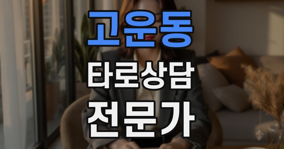 고운동 타로상담전문가 자격증