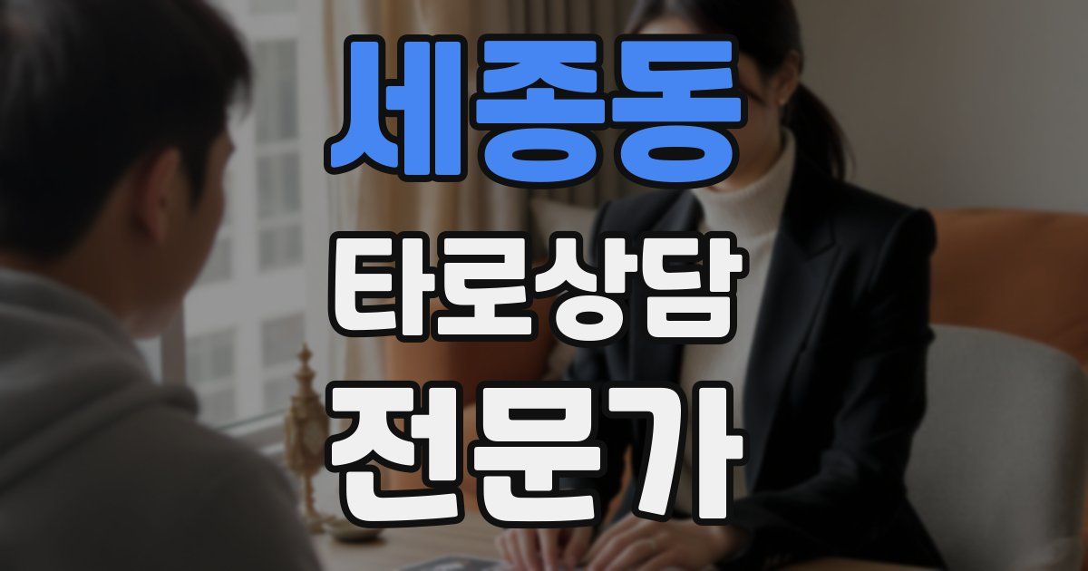 세종동 타로상담전문가 자격증