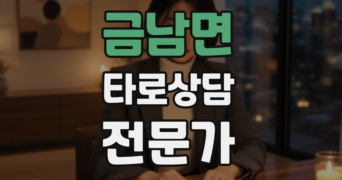 금남면 타로상담전문가 자격증