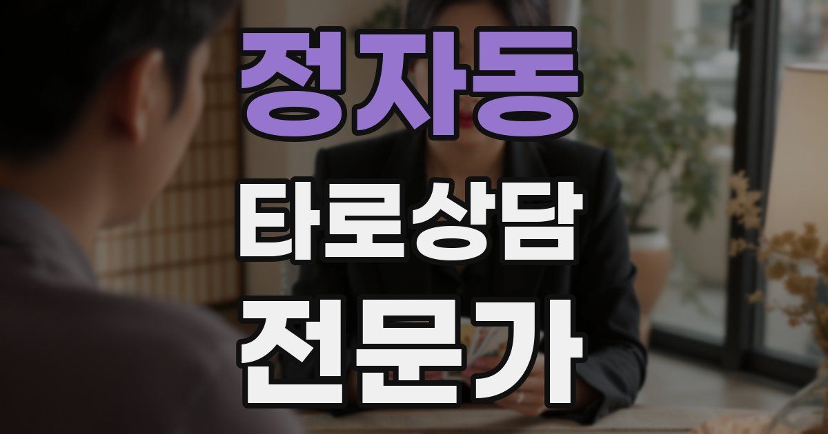 정자동 타로상담전문가 자격증