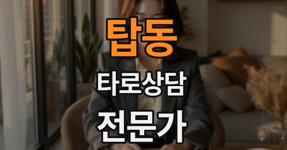 탑동 타로상담전문가 자격증