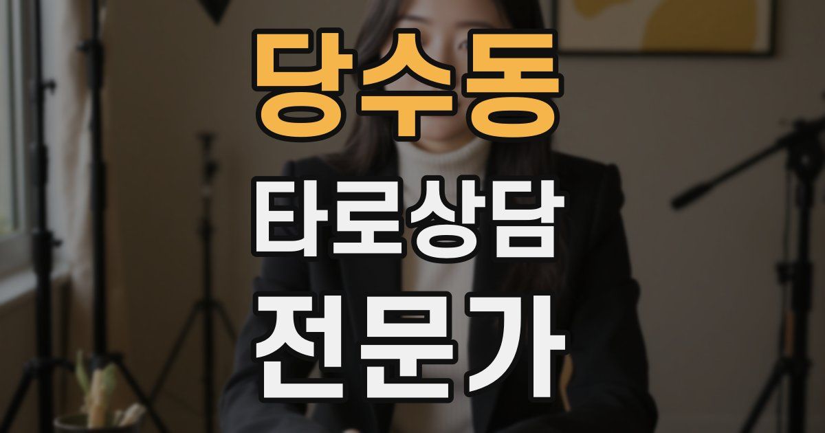 당수동 타로상담전문가 자격증