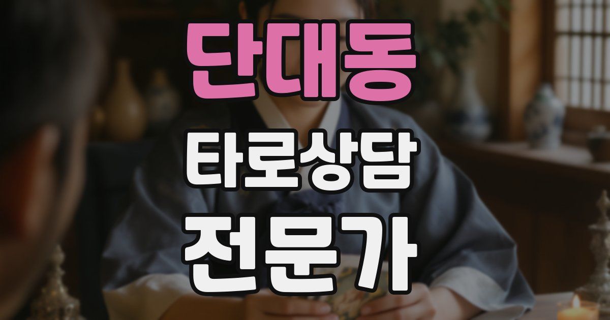 단대동 타로상담전문가 자격증