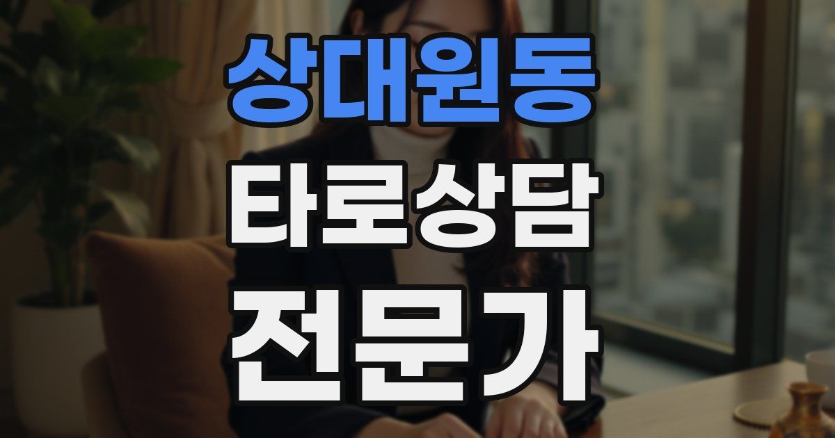 상대원동 타로상담전문가 자격증