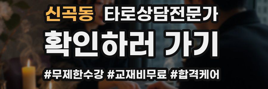 신곡동 타로상담전문가 자격증