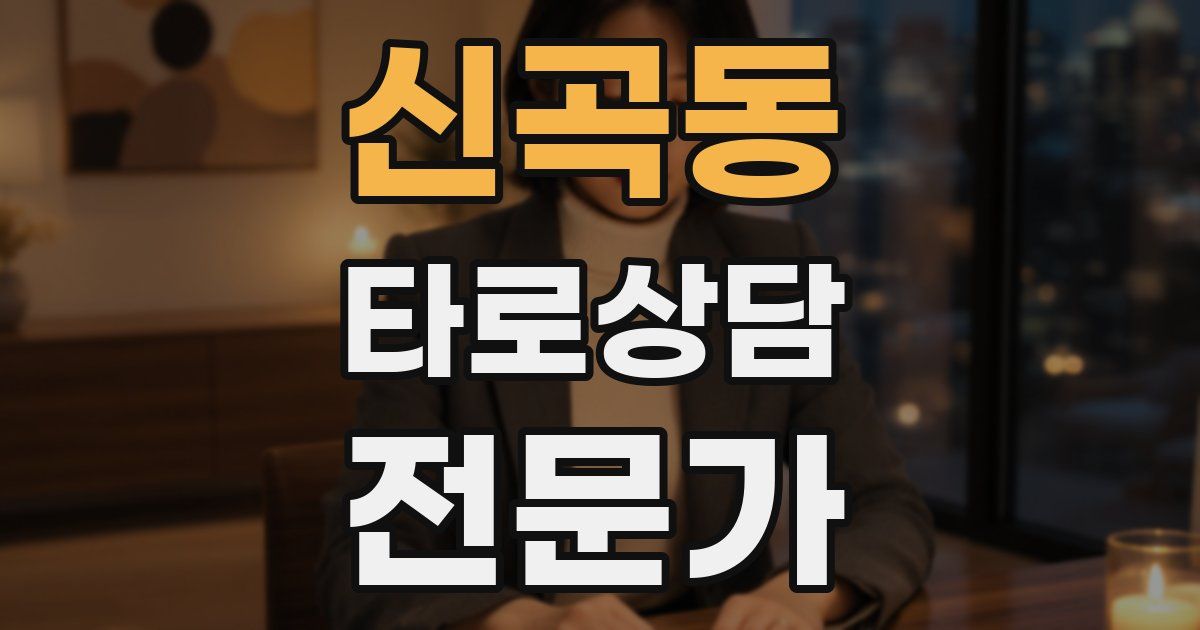 신곡동 타로상담전문가 자격증