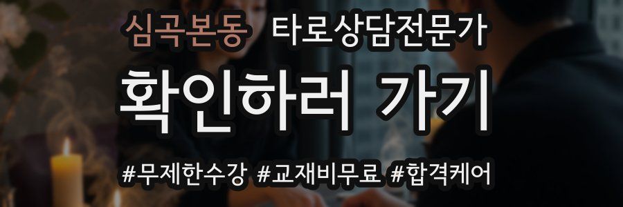 심곡본동 타로상담전문가 자격증