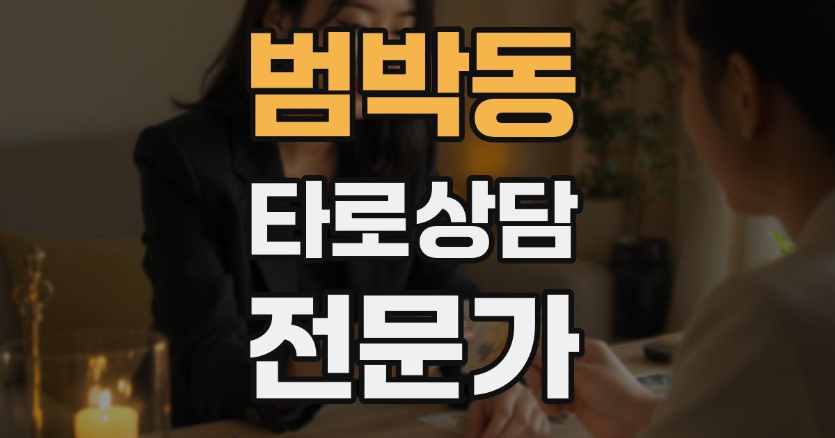 범박동 타로상담전문가 자격증