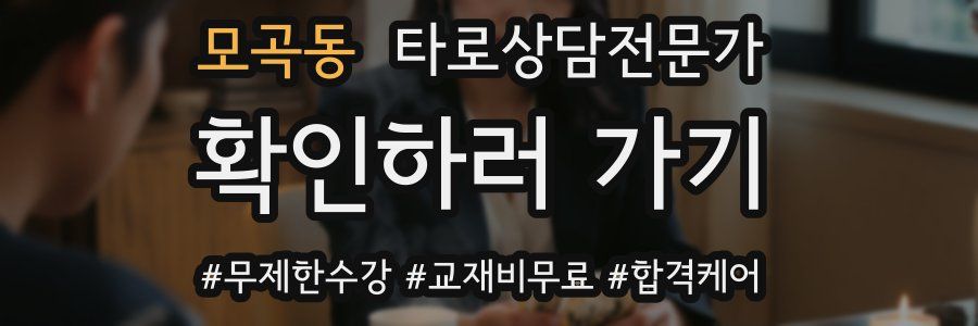 모곡동 타로상담전문가 자격증