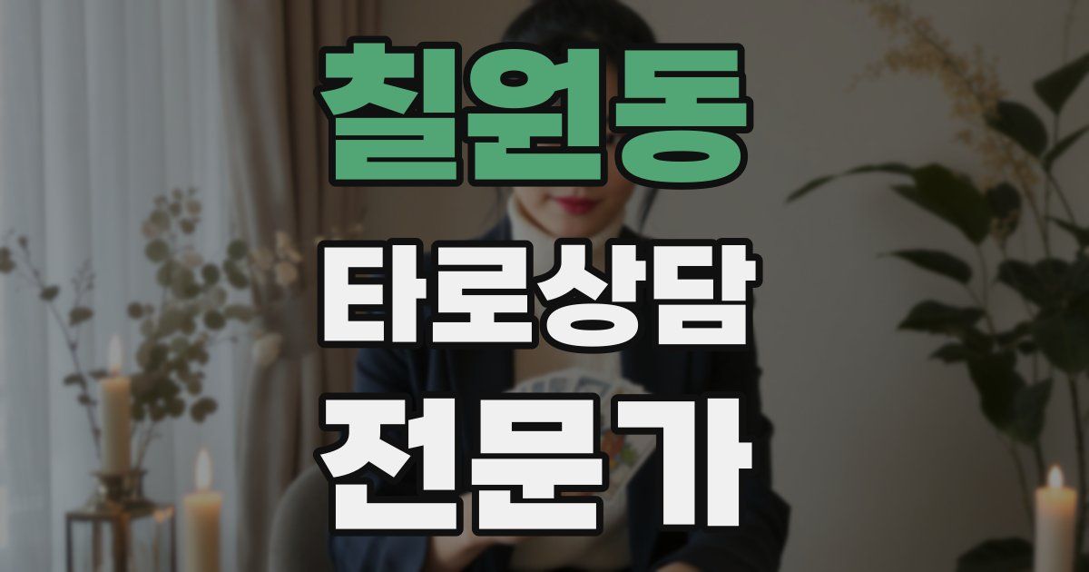 칠원동 타로상담전문가 자격증