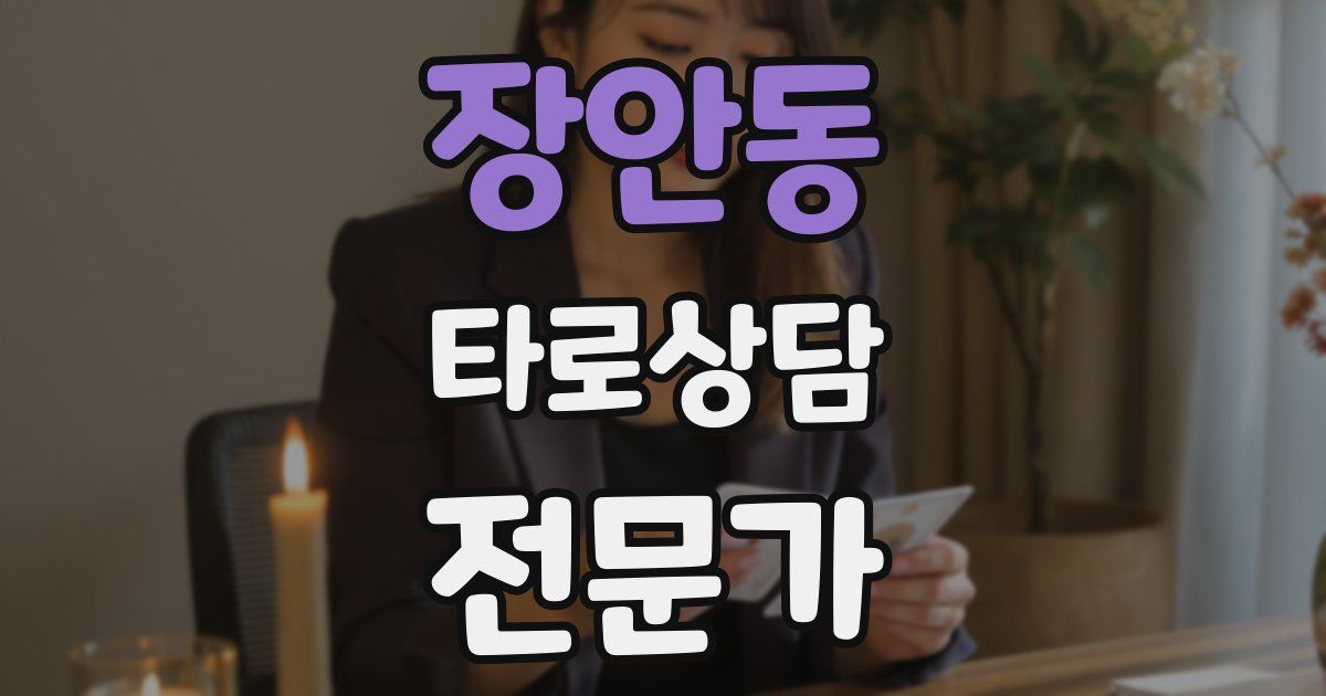 장안동 타로상담전문가 자격증