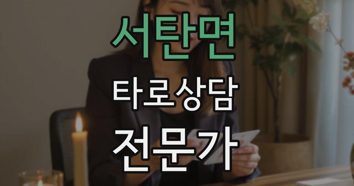 서탄면 타로상담전문가 자격증