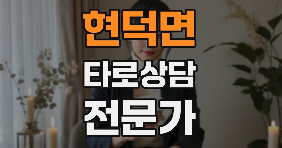 현덕면 타로상담전문가 자격증