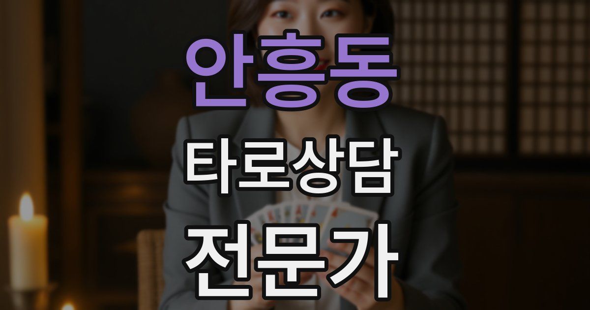 안흥동 타로상담전문가 자격증