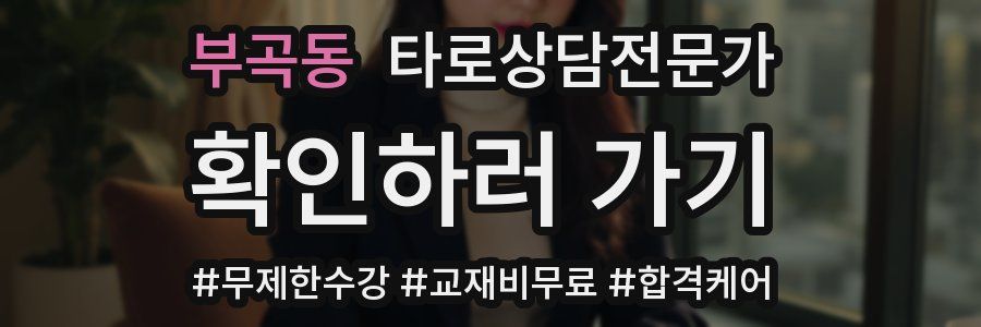 부곡동 타로상담전문가 자격증