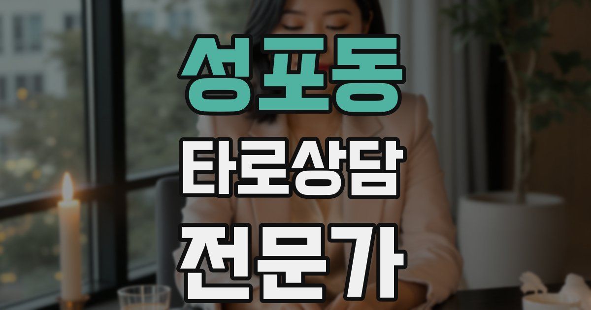 성포동 타로상담전문가 자격증