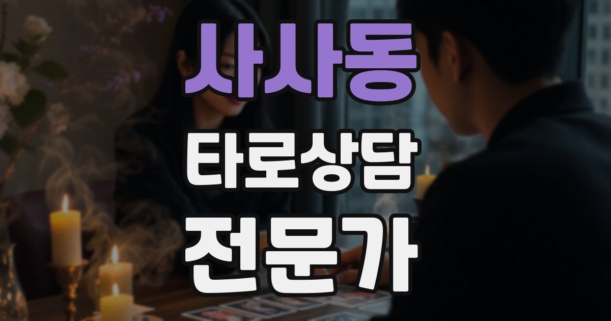 사사동 타로상담전문가 자격증