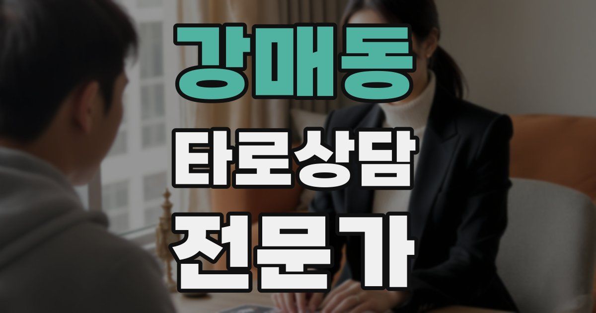 강매동 타로상담전문가 자격증