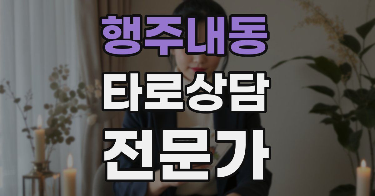 행주내동 타로상담전문가 자격증