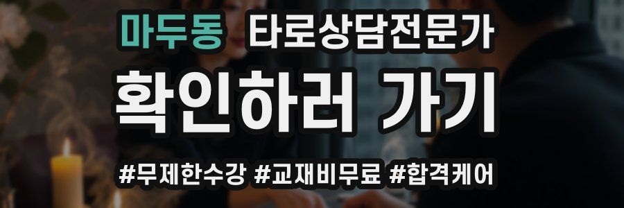 마두동 타로상담전문가 자격증