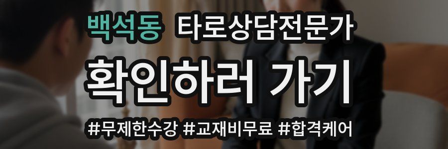 백석동 타로상담전문가 자격증