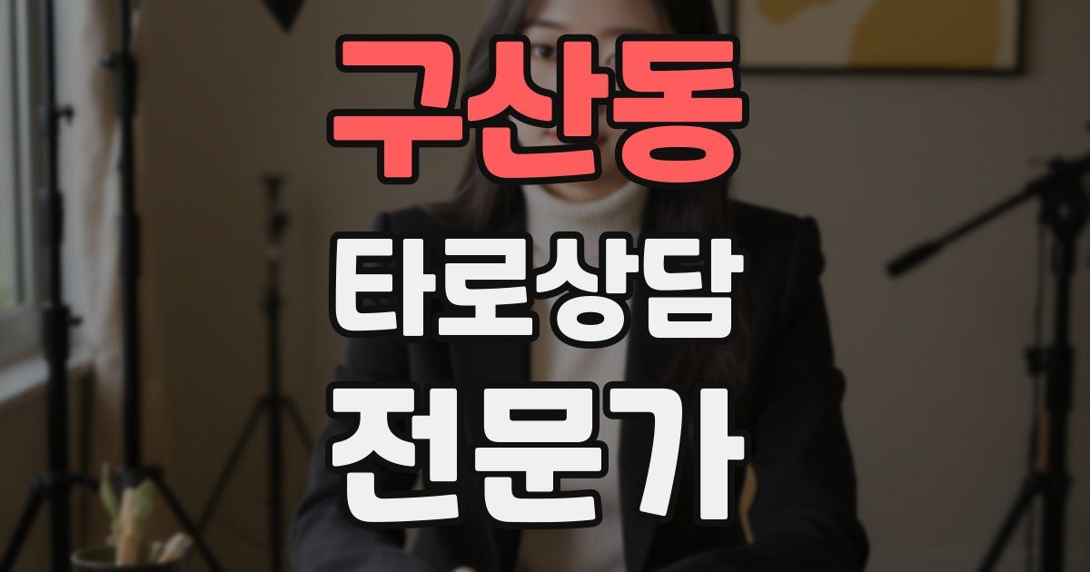 구산동 타로상담전문가 자격증